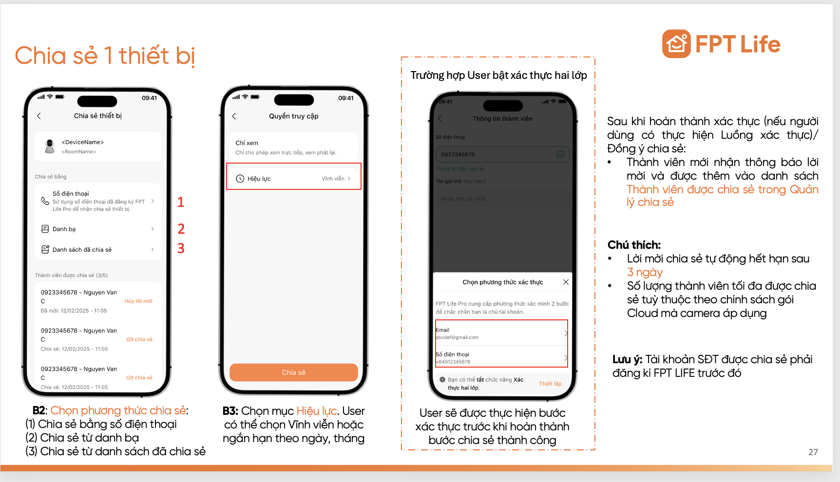 Bước 2: Phân quyền truy cập